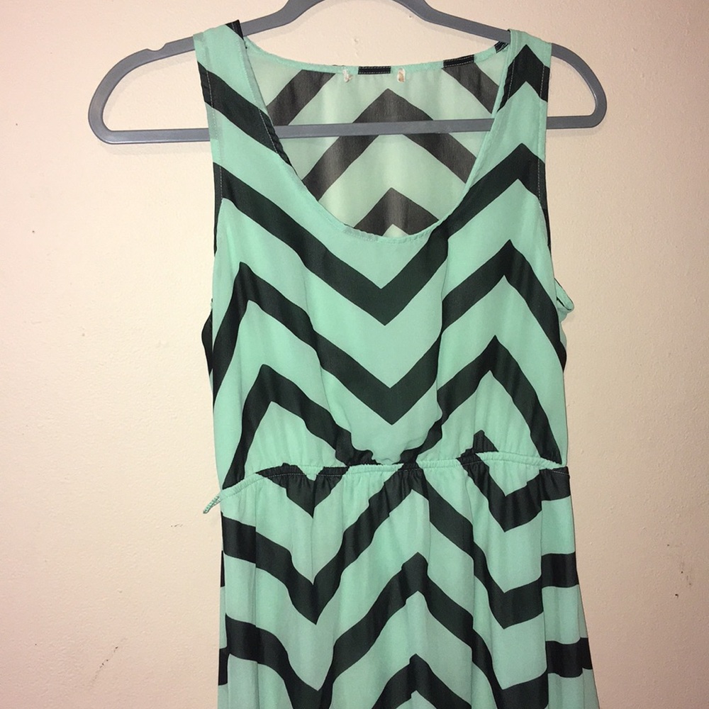 Mint green dress